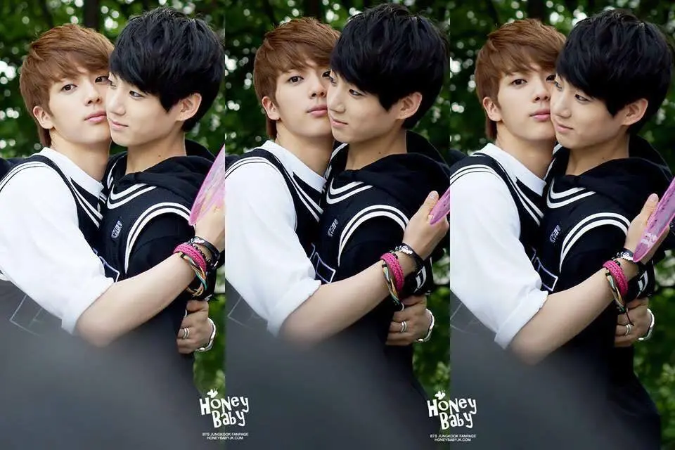 JINKOOK фото коллаж.