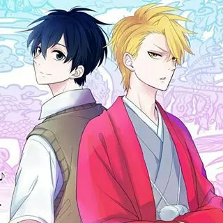 Abeno and Ashiya, from the fanbook [Fukigen na Mononokean] : r/wholesomeyaoi